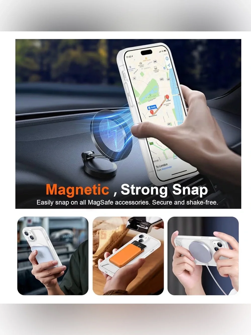 new Shockproof iPhone 15 Plus Case set of 2. phone case only !